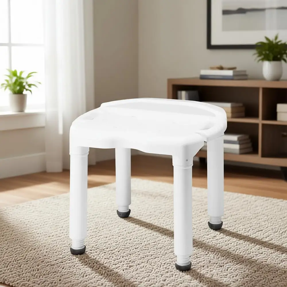 

Heavy-Duty Adjustable Shower and Bath Seat for Seniors and Disabled, Supports 400 lbs