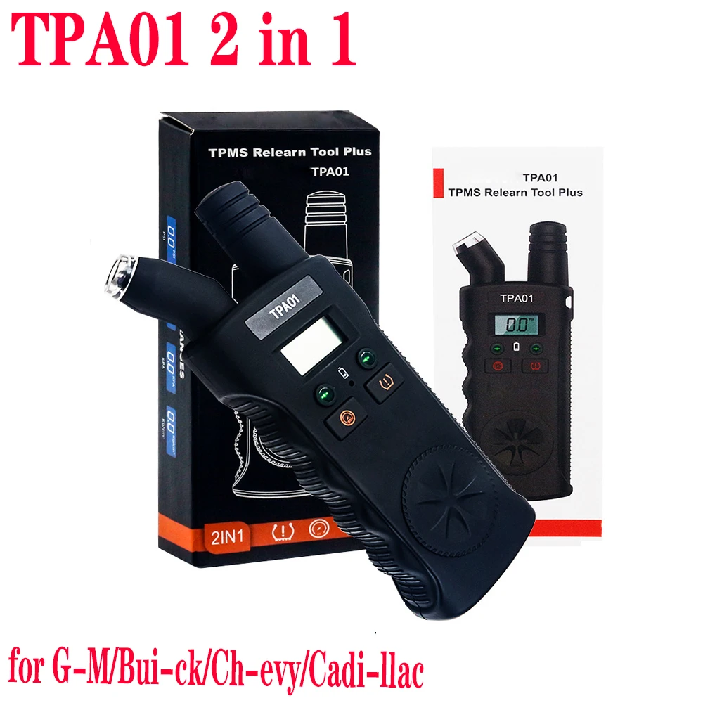 

TPMS Relearn Tool Plus Digital Tire Pressure150 PSI TPA01 2 in 1 TPMS Reset Sensor Tire Monitor System Activation Tool