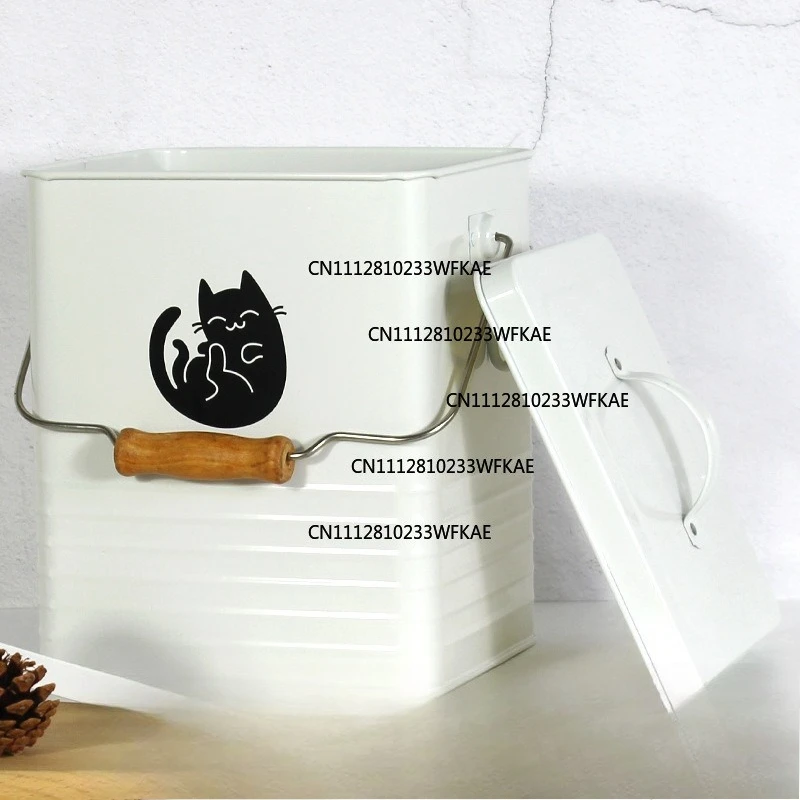 Trend Pet Food Storage Bucket Dog Food Bucket Moisture-proof Sealed Cat Food Bucket Large Capacity Storage