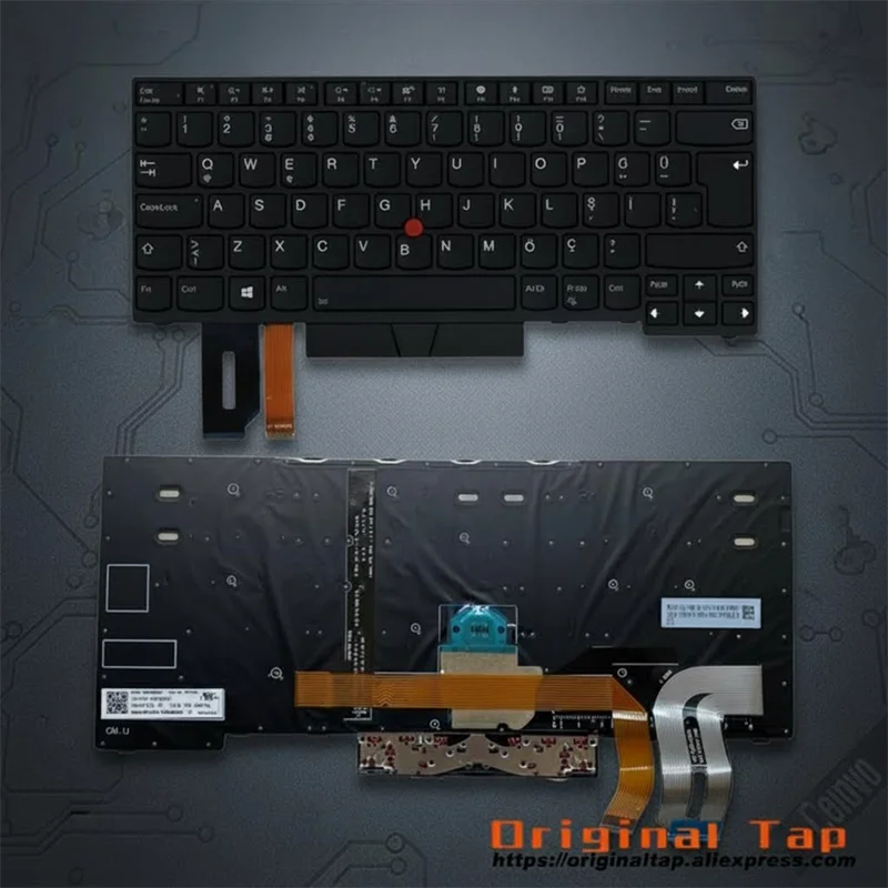 

Турецкая клавиатура с подсветкой для Lenovo Thinkpad E480 E485 E490 T480S T490 T495 P43S L480 L490 L380 L390 Yoga 01YP307 01YP547 01Y