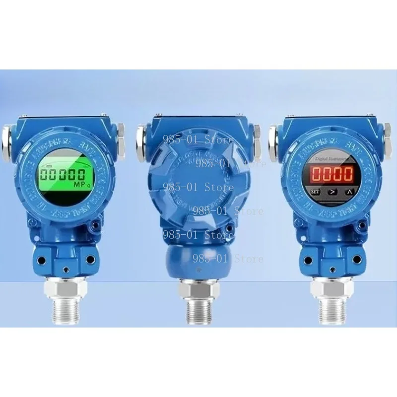 Digital Display 2088 Pressure Transmitter, Explosion-Proof High Precision Sensor for Water Oil Gas Negative Pressure