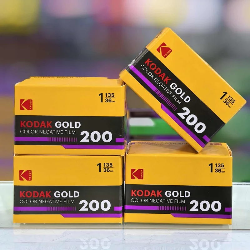 1 3 5 10 Rollos de Película Negativa a Color GOLD 200, Película KODAK de 35 mm, 36 Exposiciones por Rollo, Compatible con Kodak H35 / M35/ M38 F9, Nuevo Empaque