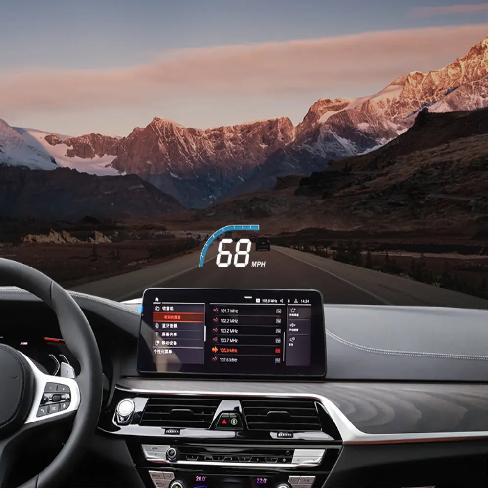 Автомобильный спидометр на лобовом стекле, проектор HUD для BMW 5 серии GT F10/F11/F07/F18/G30/G31/G38, проекционный дисплей, электронные аксессуары