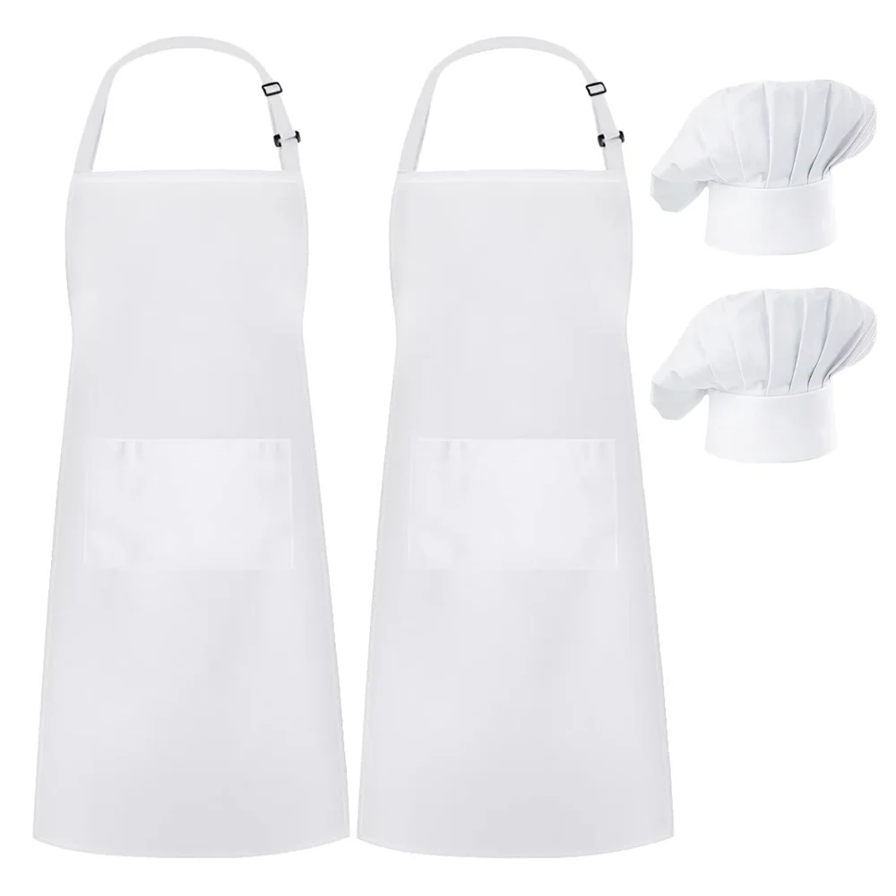 

Kitchen Aprons & Adjustable Chef Hats