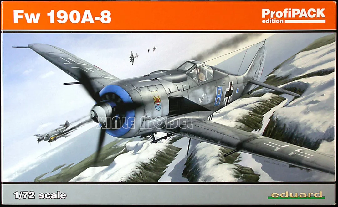 

Пластиковый сборный набор для сборки модели самолета Eduard 70111 Focke-Wulf Fw 190A-8 1/72