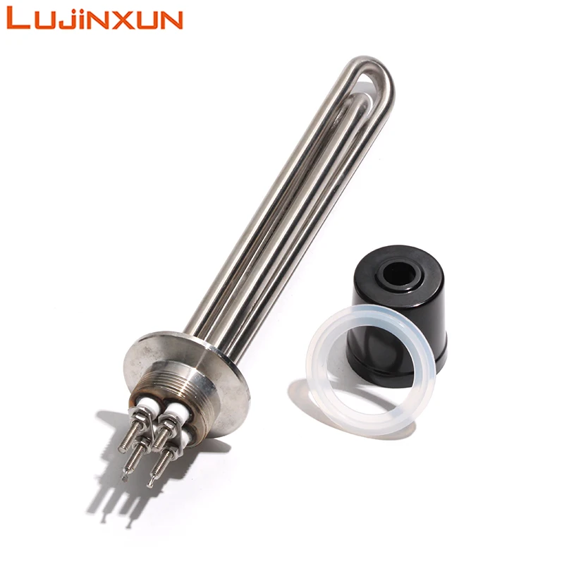 3pcs 1.5” Tri Clamp 50.5mm Brewing Equipment Heating Tube 1.5KW 220V 304SUS