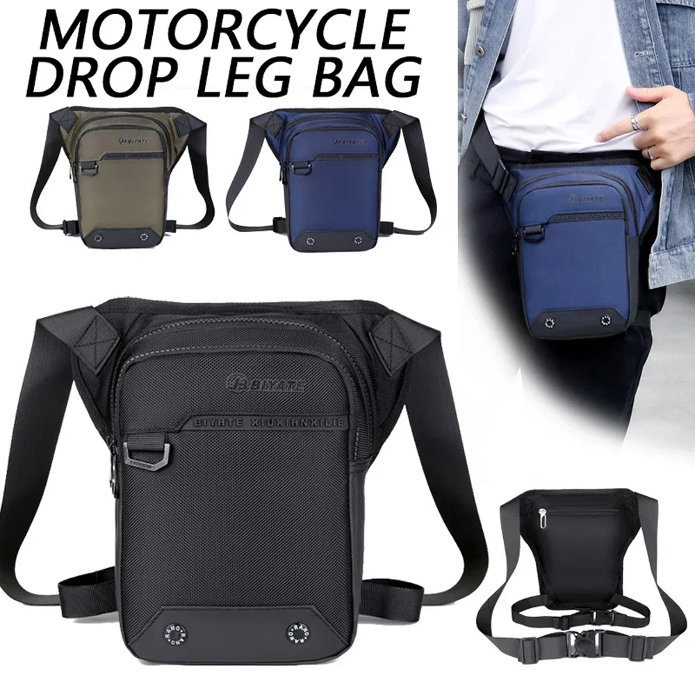 Riding Leg Bag Motorcycle Men's Motorcycle Waterproof Outdoor Sports Fanny Pack Multifunction Shoulder Bag Crossbody