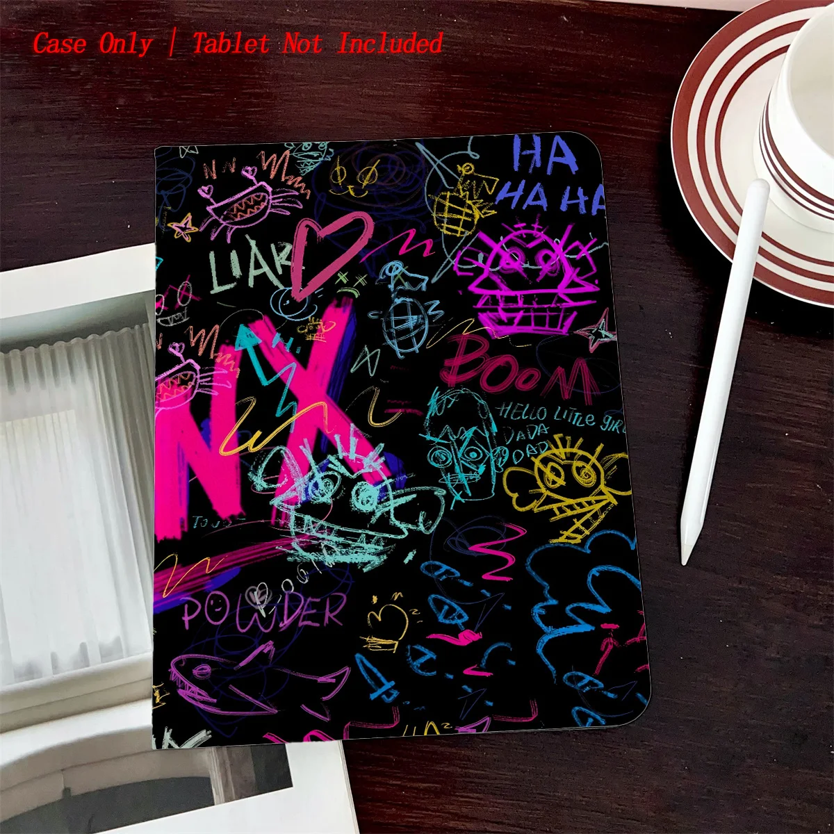 

2025 Modern Street Art Graffiti iPad Case For Apple iPad Pro 11/12.9 Air 5 Mini 5 8th Gen Fashion Cover