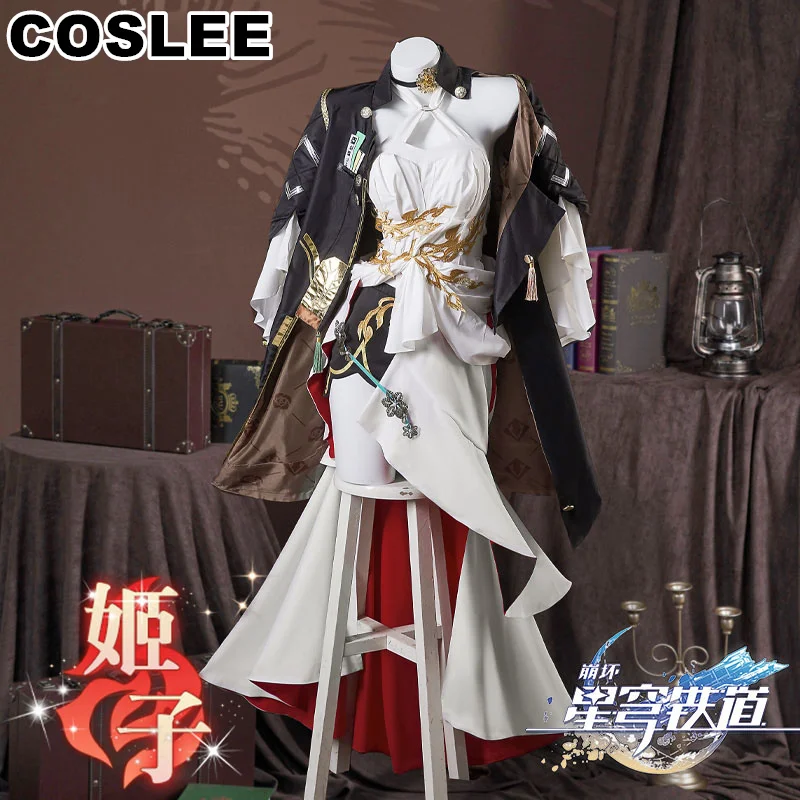 

COSLEE Himeko Cosplay Game Honkai: Star Rail Costume Elegant Fascinating Dress Game Suit Women Halloween Party Outfit XS-3XL New