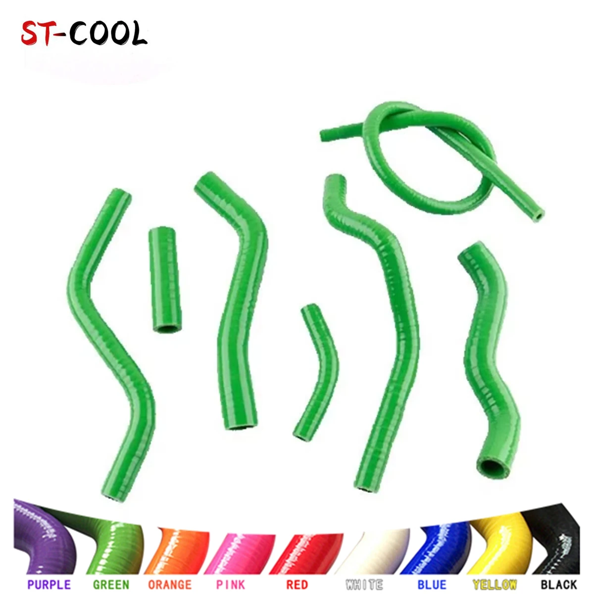 FOR 1990-1997 HONDA CR125R (LOT A) CR 125 Radiator Hoses 1991 1992 1993 1994 1995 1996 Silicone Tubes Kit Piping 7Pcs 11 Colors - view 2