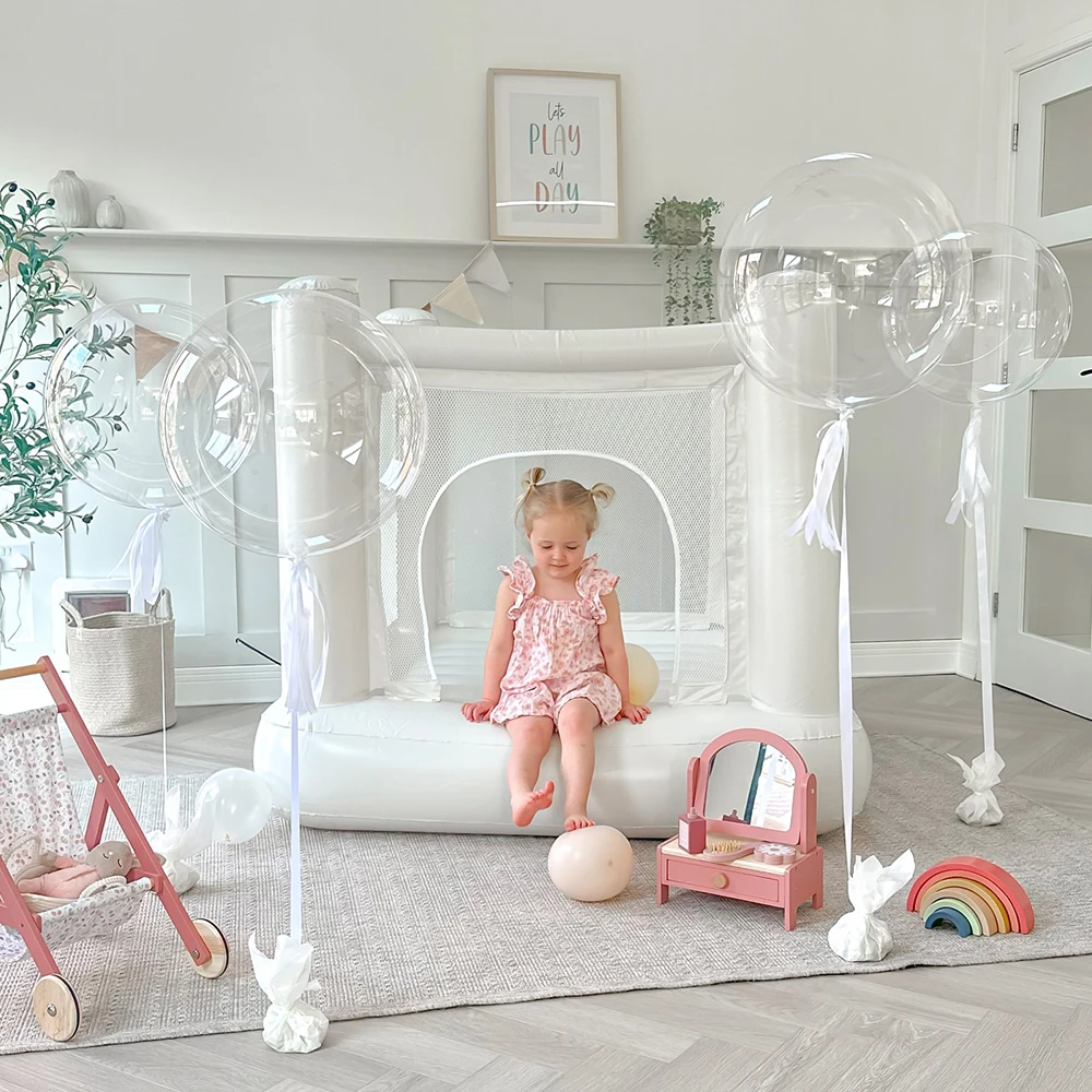 Mini City Bounce House Birthday Gift 1-6 Years Old PVC Mini Inflatable Castle Children's Toy Castle Inflatable Jumping House