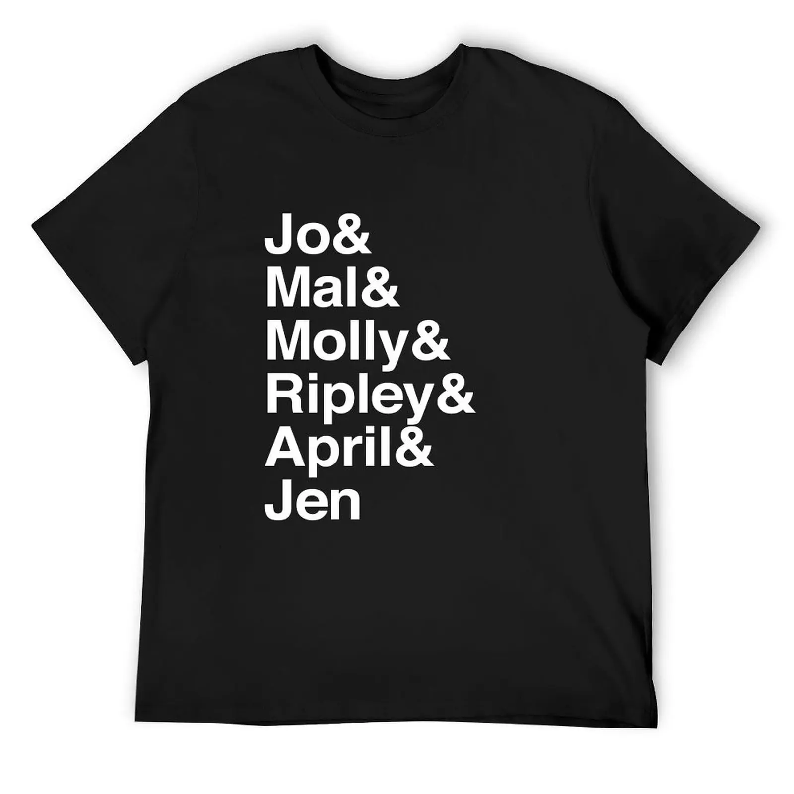 

Lumberjanes Helvetica Names T-Shirt summer shirt Anime t-shirt gifts for boyfriend T-shirt men