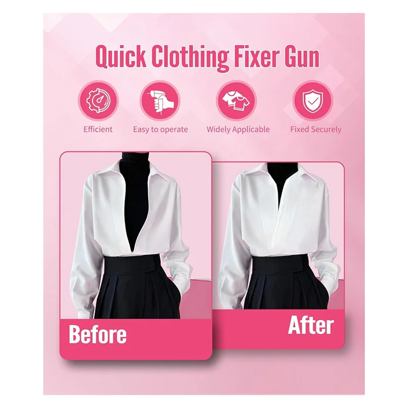 AED2-Stitch-Gun مع صندوق تخزين، مسدس وضع العلامات للخياطة السريعة، تثبيت الملابس المؤقتة مع 1200 قطعة من مثبتات البارب