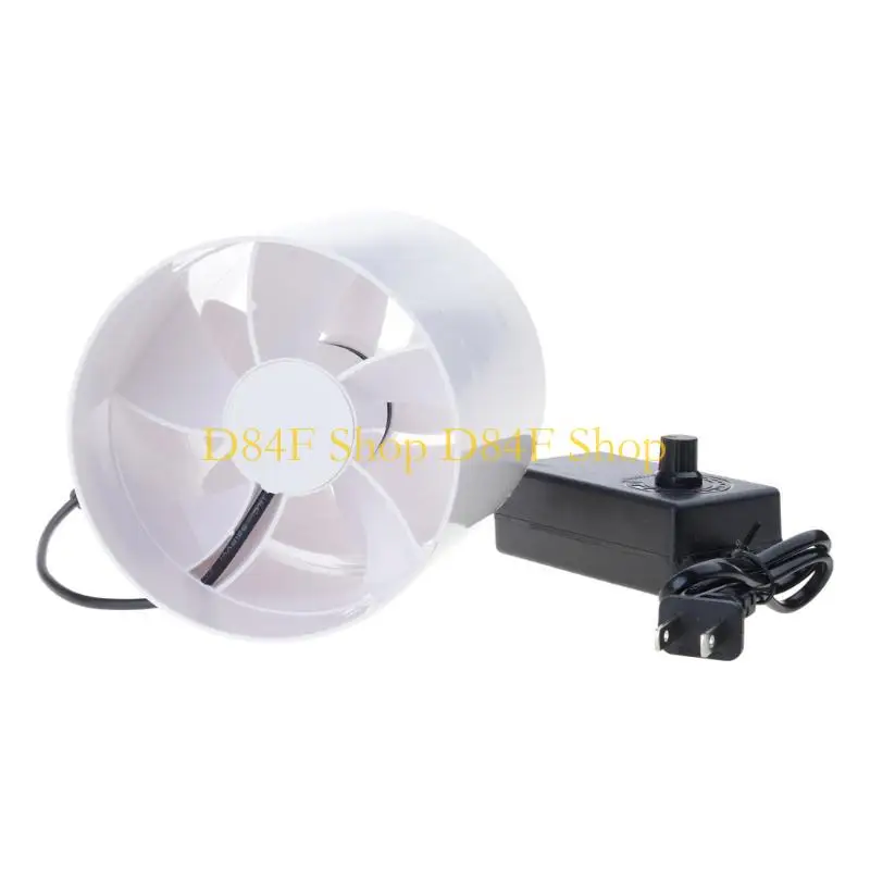 

D84F Silent Inline Duct Fan 220V 110V Air Extractor Exhaust Ventilation for Home Bathroom Kitchen Ventilator Low Power 5W-14W
