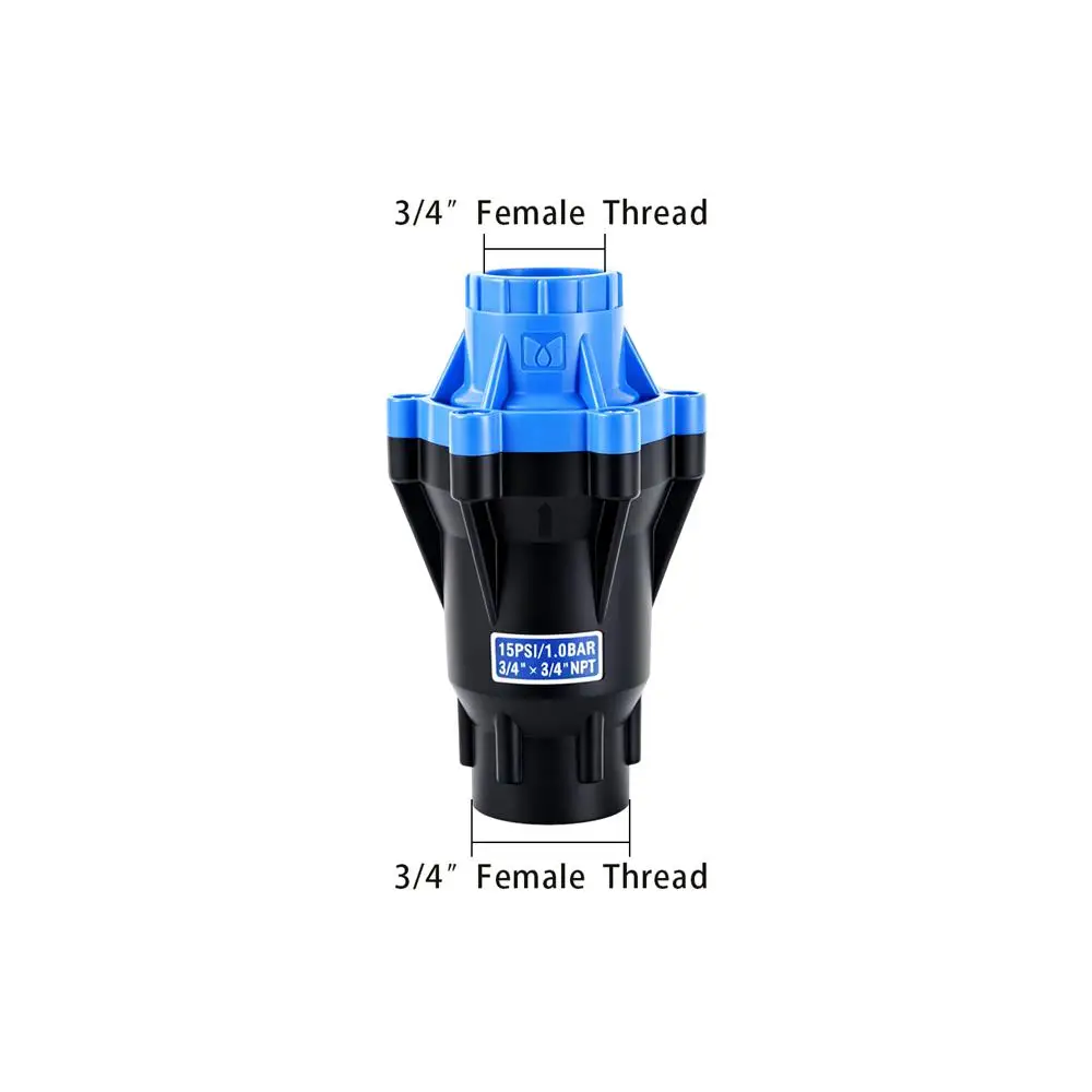 3/4 Inch 1 Inch 15PSI 20PSI Water Pressure Reducing Valve Large Flow Irrigation Pressure Regulator for Garden Sprinkler System