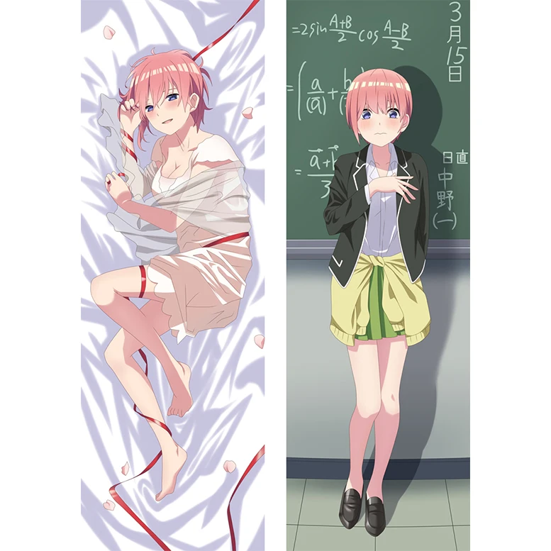 

180cm The Pillow Cover Galgame Character Hugging Body Pillow Cartoon Nakano Ichika Pillowcase Otaku