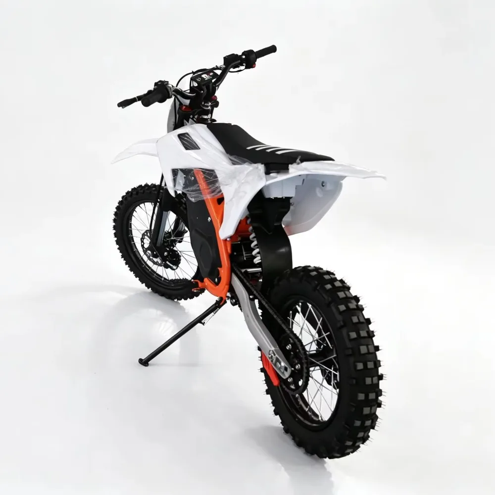 QC QC-Y08 5000W 96V 40Ah Electric Dirt Bike-100km/h All-Terrain Off-Road Disc Brake Waterproof Motorcycle