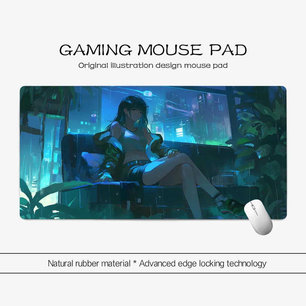 

Super large gaming mouse pad multi-type rubber non-slip desk mat laptop protection mats advanced edge locking technology XXL