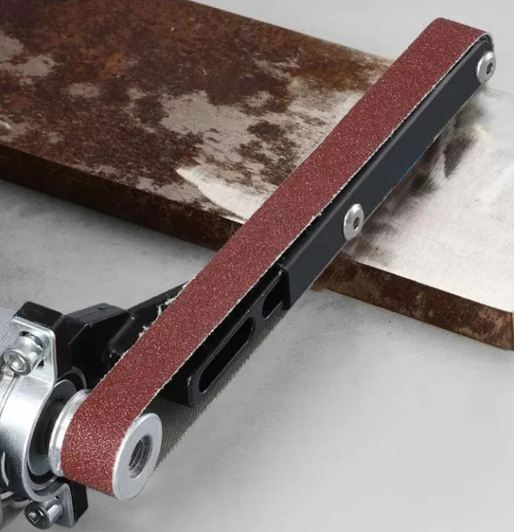 M10/M14 Winkelschleifer Bandschleifer-Adapter für 100/115/125 – Schleifband-Adapter-Set – Winkelschleifer zum Bandschleifer-Konverter – Detail 7