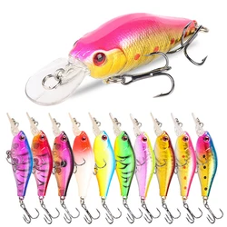 1Pcs Mini Minnow Fishing Lure Floating 7.1cm7g Swing Pesca Crankbait Jerkbait Hard Bait Tackle Artificial Lures Crank Swimbait