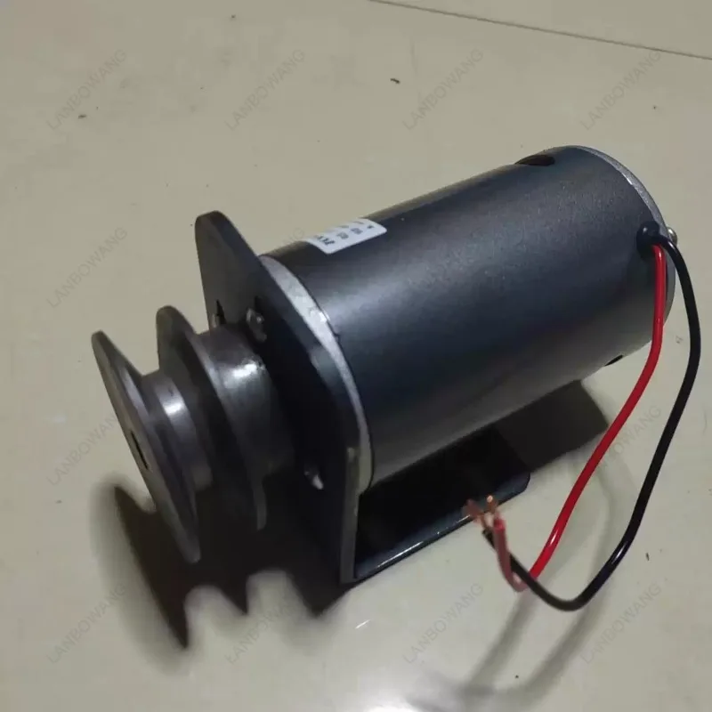 550W 48V 60V 72V DC Permanent Magnet Pulley Generator, Belt Drive Wind Turbine Alternator for Battery Car Charging