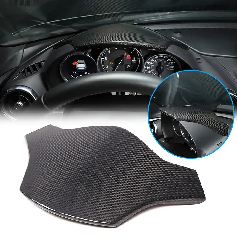 For Mazda MX-5 2016-2023 Real Carbon Fiber Car Dashboard Cover Interior Protective Cover Car Modification Accessories