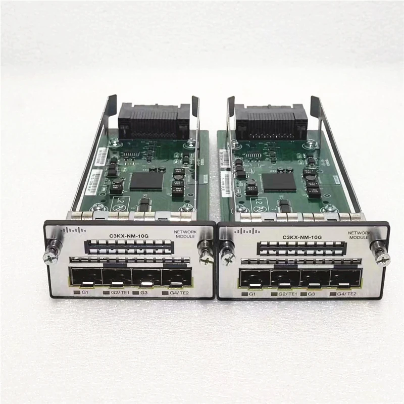 الأصلي C3KX-NM-10G ل 3560X 3750X C3560X-24T-S/L3750X-24T-S/L التبديل الخادم 4 ميناء 2x1/10Gb SFP + 2x1Gb SFP 10 جيجابت وحدة