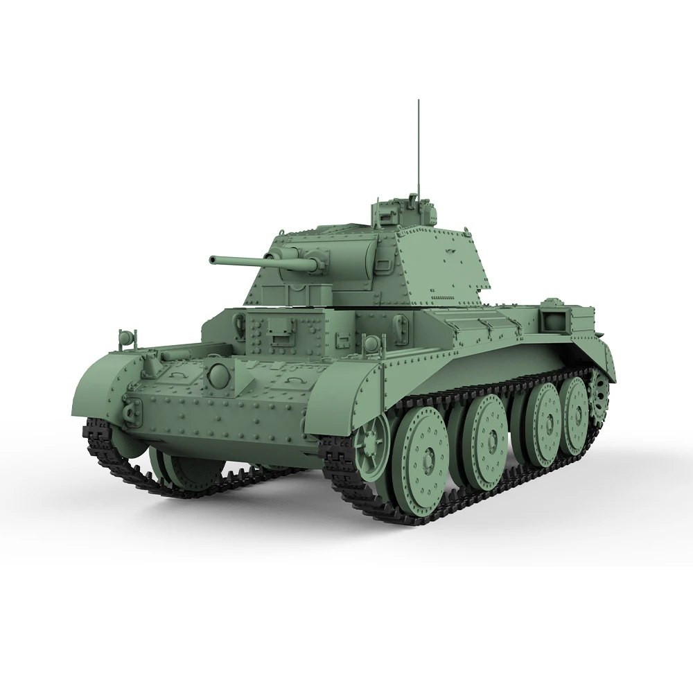 SSMODEL 562 V1.7 1/100 15 มม. WarGaming ทหารชุดอังกฤษ A13 MKI Cruiser MkIII รถถังสงครามโลกครั้งที่สองเกมสงคราม