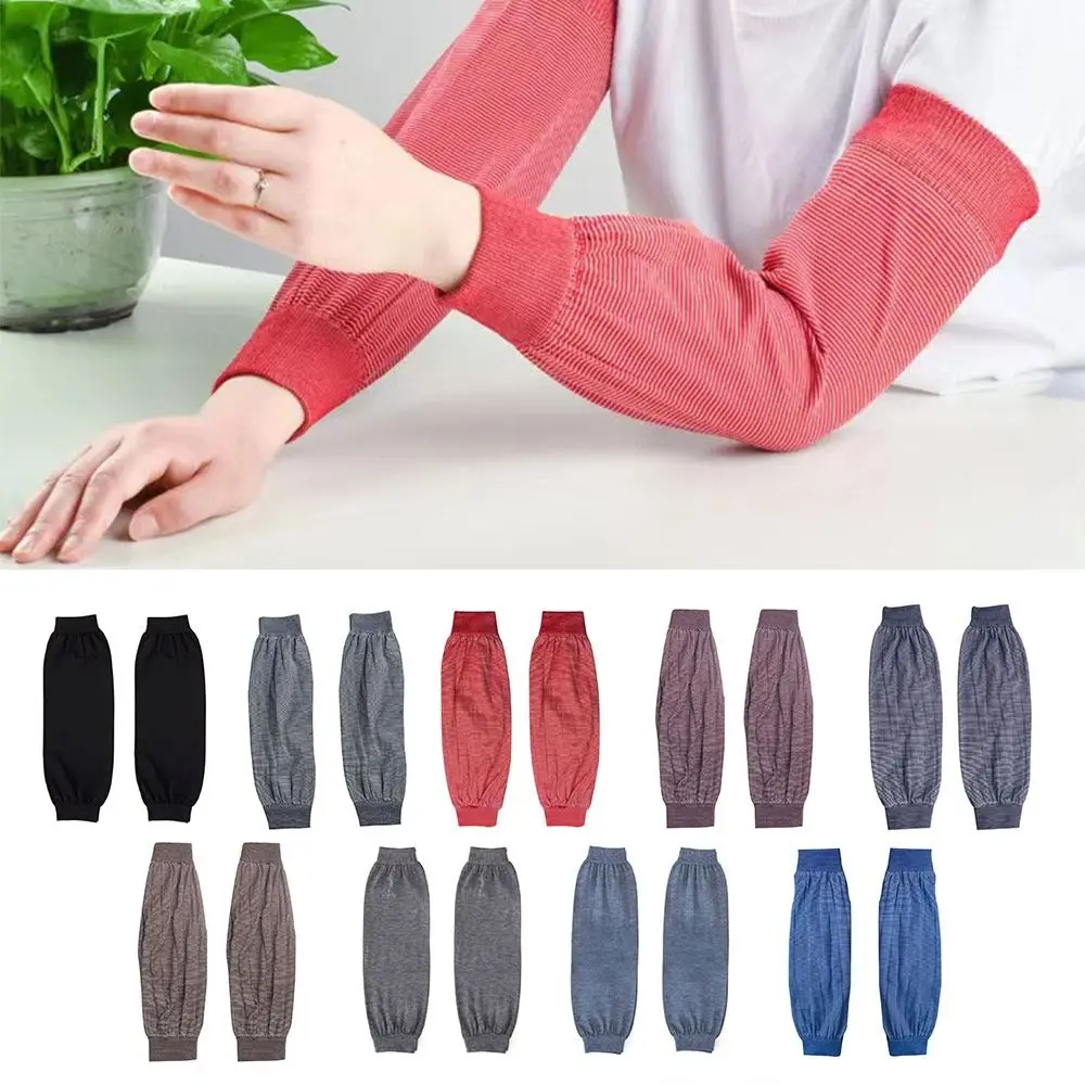 Long Gloves Arm Sleeves UV Protection Summer Cooling Sun Protection Sleeves Hand Cover Work Sleeves Arm Cover Men Women