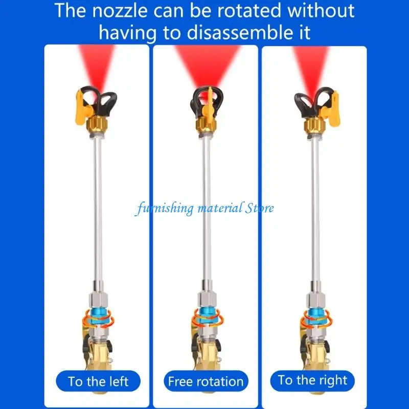 Y5GD 360 Degree Rotatable Sprayer Angled Regulator Airless Rotation Sprayer Nozzle