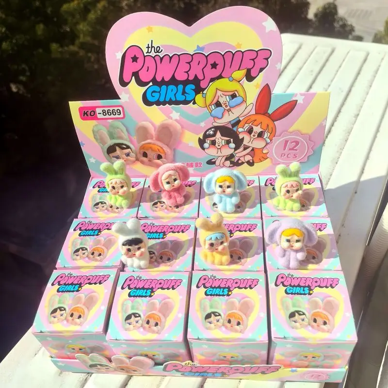 12pcs A Box Cartoon Crybaby Blind Box Doll Cute Ornaments Resin  Accessories Desktop Kawaii Ornament Children'S Surprise Gifts