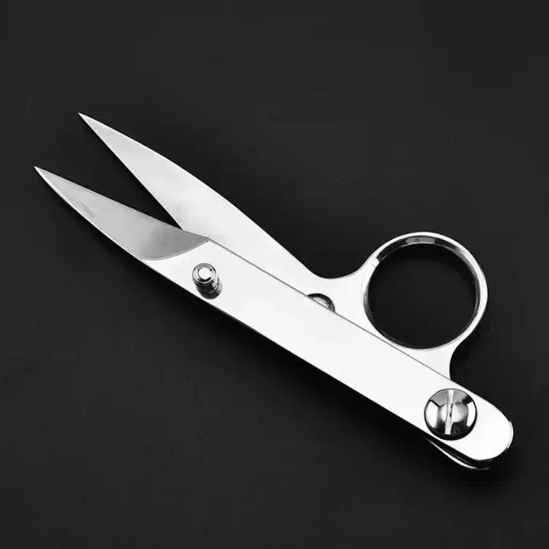 Professionelle Nähscheren aus Edelstahl, Stoffschere für Stickerei, Präzisionsschneiden, scharfe Klingen, Bastel- und Schneidewerkzeug – Detail 1