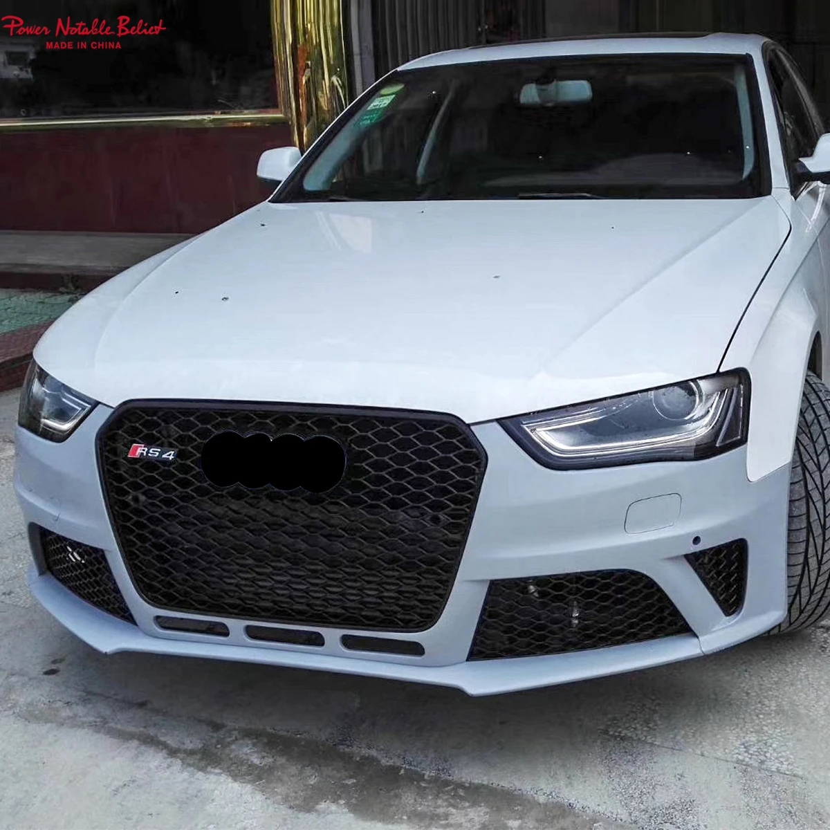 A4 R4 RS4 bumper grill kit for Audi A4 bumper S4 B85 Car Body kit