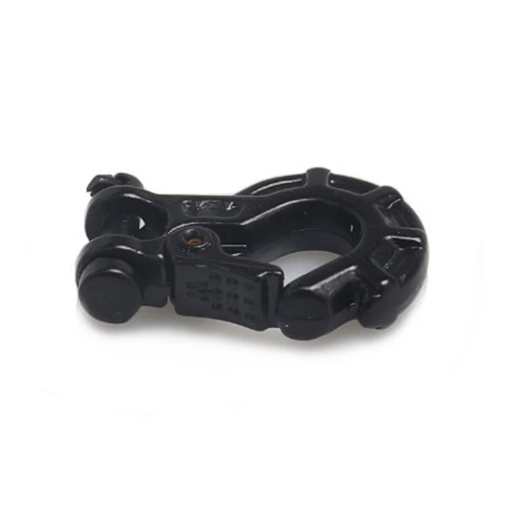 

1/10 Scale Winch Hook Aluminum Alloy Tow Hook For Rc Car Black Durable Replacement Realistic Design Enhance Rc Climbing Truck