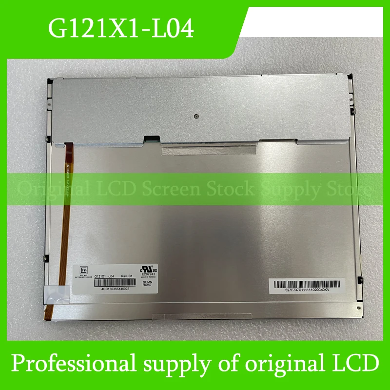 

Original G121X1-L04 LCD Display Screen For Innolux 12.1 Inch Panel Brand New 100% Tested