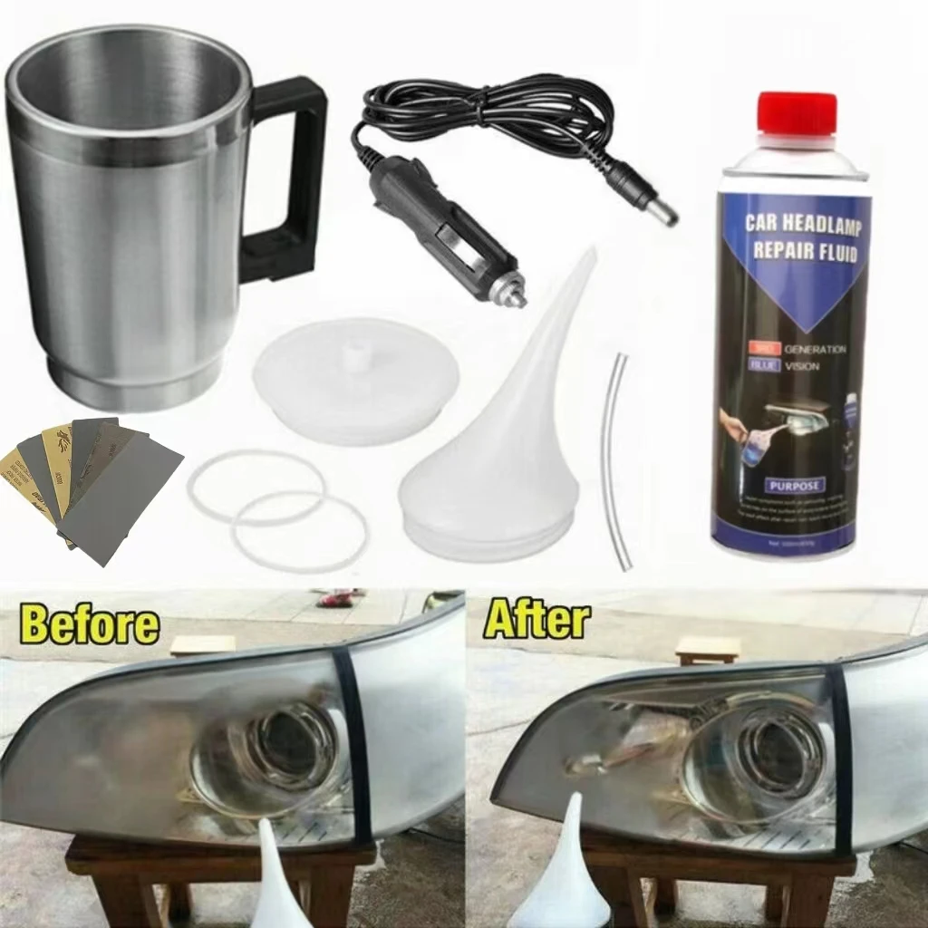 

Refurbish Headlight Car Polymer Protect Polish Liquid Cleaners Kit Anti-Scratch Hydrophobic Car Headlight Repair Polish