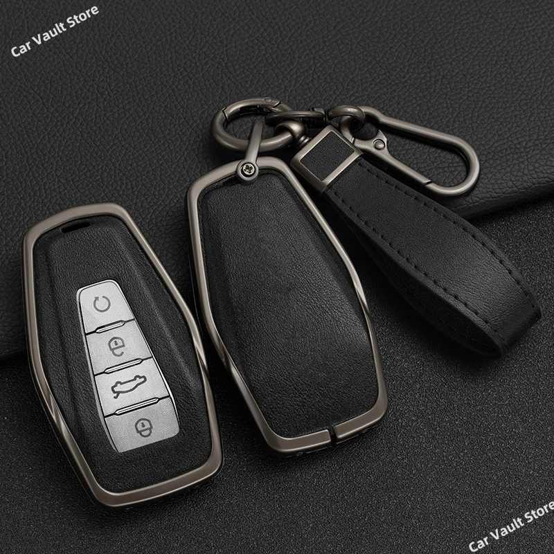 

Car Key Case Cover Protective Shell Fob For Geely Okavango Coolray Atlas Monjaro Tugella Emgrand GT S Proton X50 X70 Accessorie