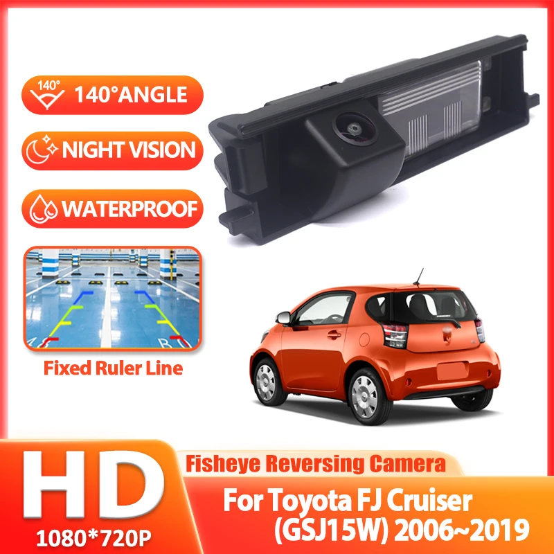 CCD HD 140°Fisheye Rear View Camera For Toyota iQ/Scion iQ/Aston Martin Cygnet 2008~2015 Car Reverse Parking Monitor Accessories