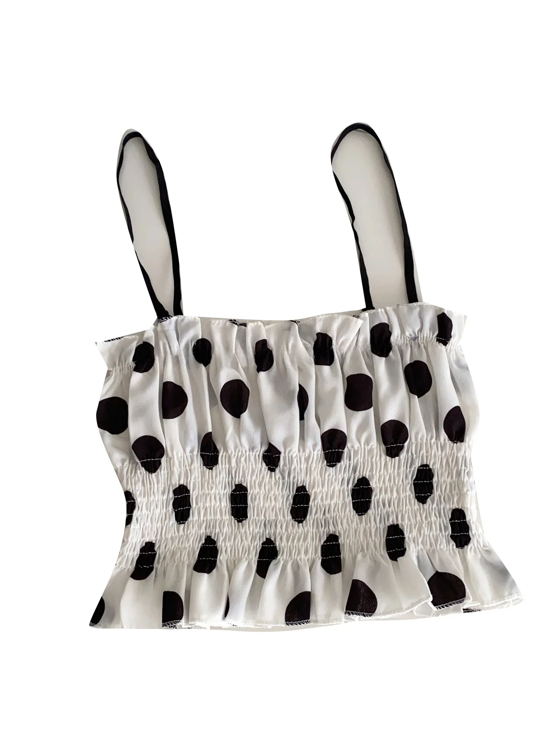 ピュアデザイア スパイシーガール ストラップベスト レディース 2025 新作 ホリデー ウエストシェイプ 多用途 水玉トップ レディース チューブトップ