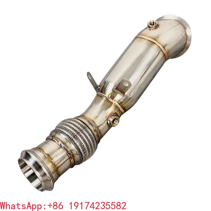 

High Polished Exhaust.Downpipe for BMW 4series G22 5series G30 G31 520i 530E