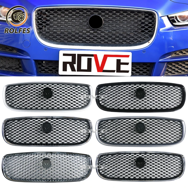 ROLFES ABS Front Bumper Grille Grill For Jaguar XE 2015 2016 2017 2018 2019 T4N5778 T4N5782 T4N02528 T4N8035 T4N5870 T4N10517