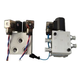 Ekskavatör hızlı değişim konnektörü hidrolik solenoid vana 12V ve 24V hızlı değişim konektörü silindir çek valf parçaları