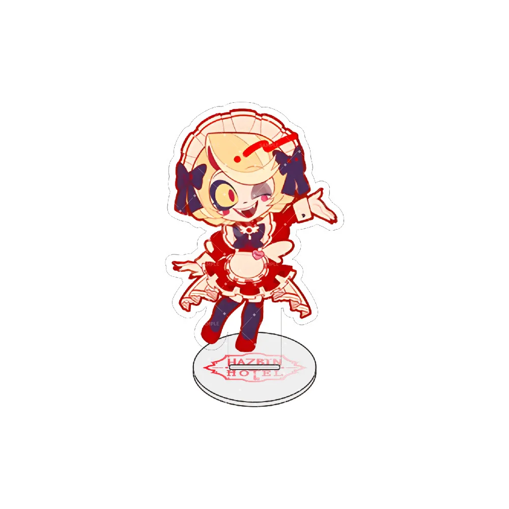 Hazbin Hotel Anime Figur Acryl Stand Alastor Charlie Morningstar Vaggie Engel Staubschale Niffty Spiel Fans Geschenk Ornamente – Detail 3