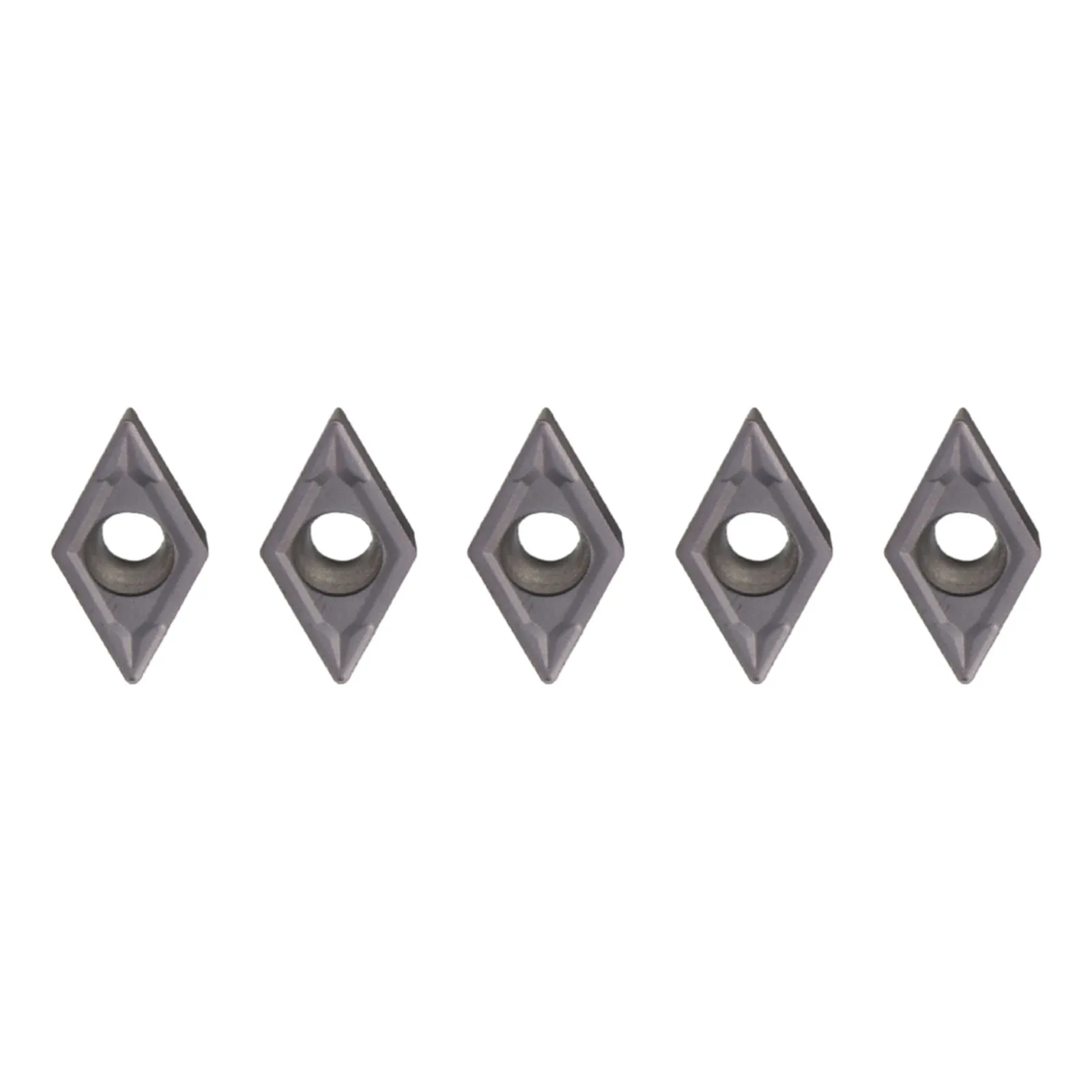 10 Pcs Carbide Inserts DCMT21.51 DCMT070204 VP15TF For Lathe Turning Tool Holder For SDJCR/SDNCN/SDQCR Series Lathe Tool Tools