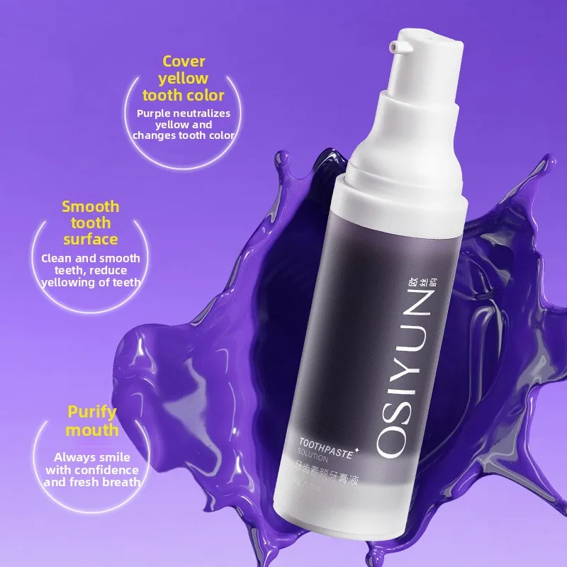 

Toothpaste solution for natural teeth, fresh breath, light yellow teeth stains, oral care, teeth cleaning