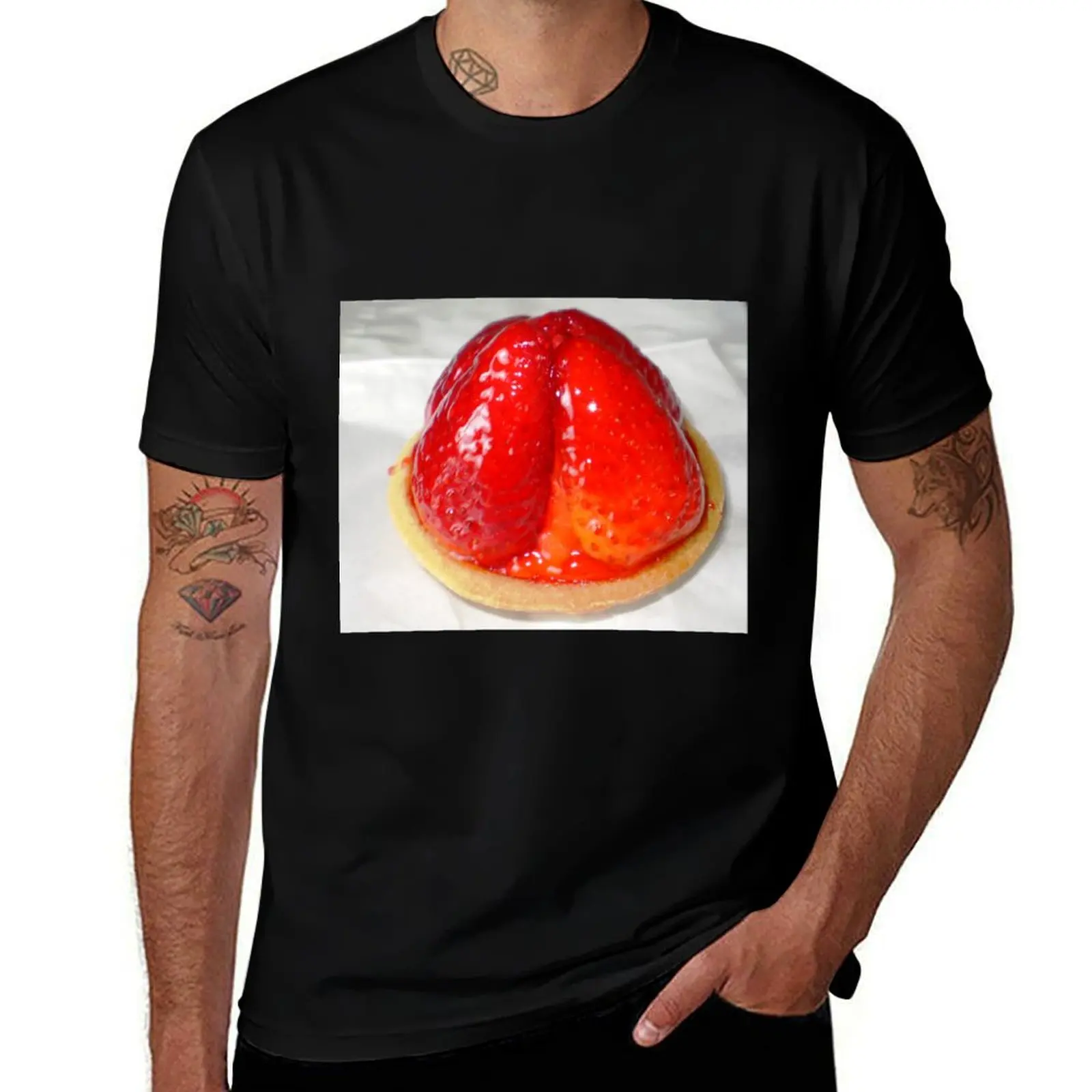 

Strawberry tart from Country Loaf Cafe T-Shirt new edition plus size clothes men clothing