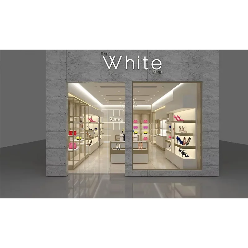 custom.High Quality Custom Shoe Store Display Rack Back Cabinet Shoe Shop Interior Design Quality Showcases