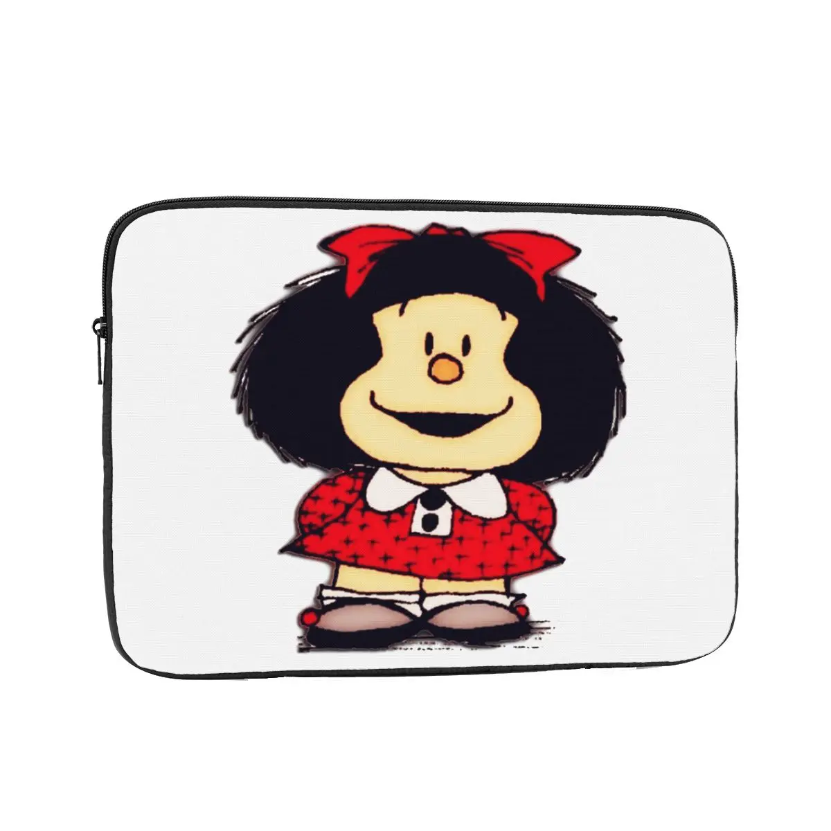 

Zipper Laptop Notebook Bag Case Mafalda Tablet Sleeve Case Quino Argentina Cartoon 12" 13" 15" 17" Shockproof Case Bag