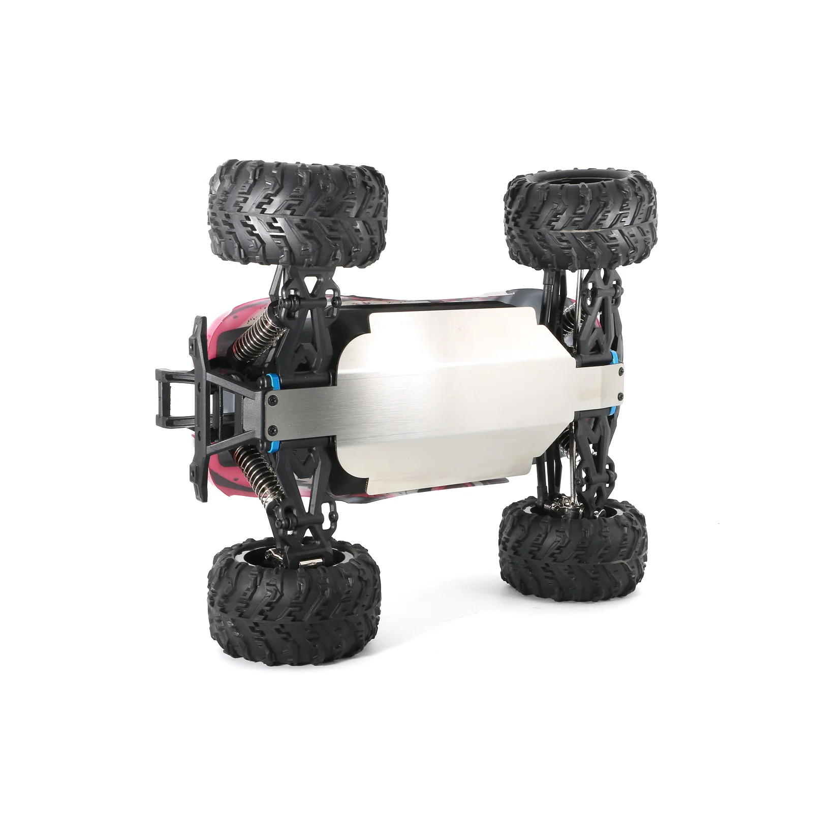 SCY 16101/02/03 Pro Stainless Steel Skid Plate for 1/16 RC Car - Heavy Duty Chassis Armor & Gearbox Protector Upgrade Parts