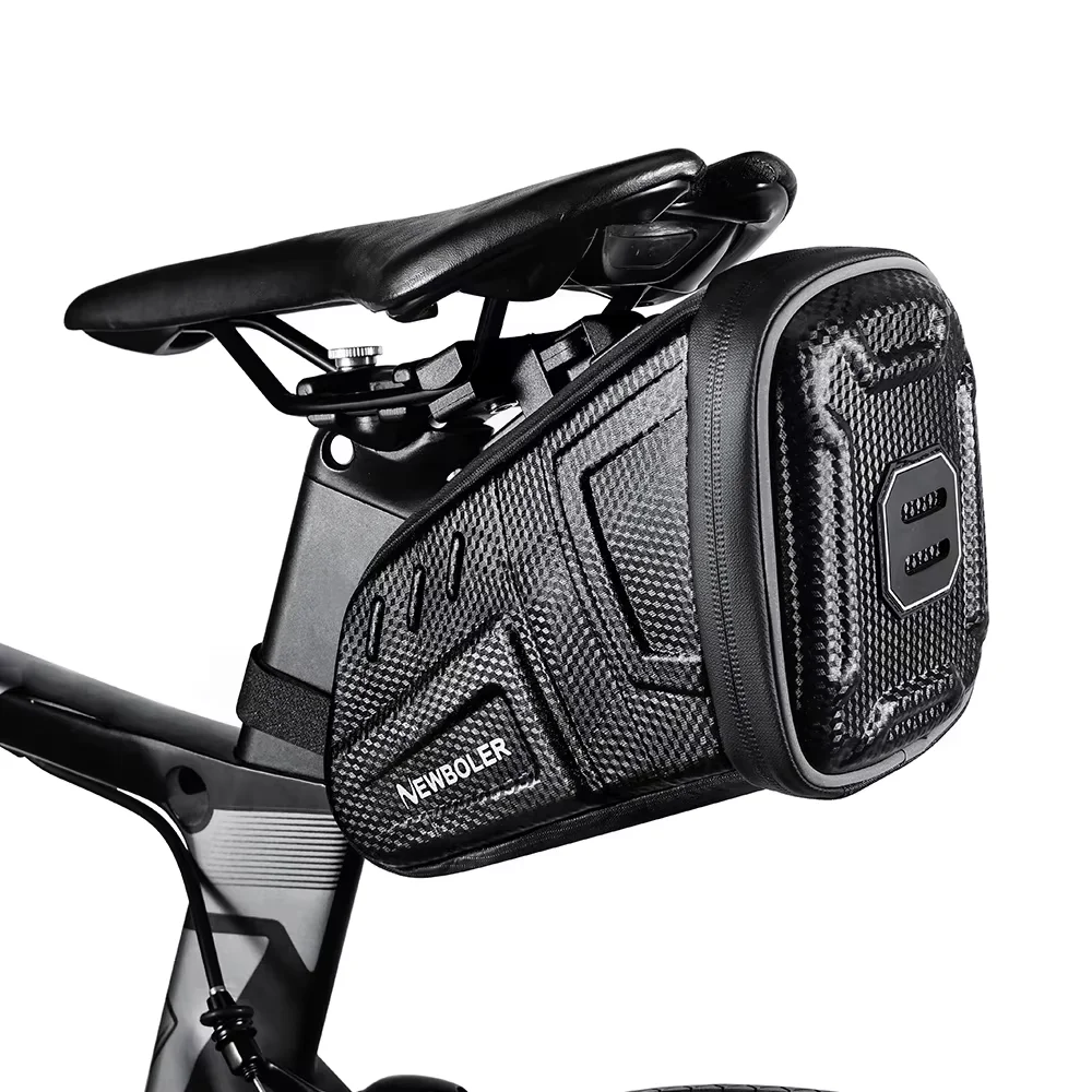 AliExpress NEWBOLER 1.5L/2.5L Waterproof Bicycle Saddle Bag MTB Road Bike Saddlebags Reflective Striped Bicycle Tool Bag MTB Accessories